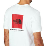 The North Face Men Red Box Printed Shirt Cotton Crew Neck Short Sleeve t-Shirt