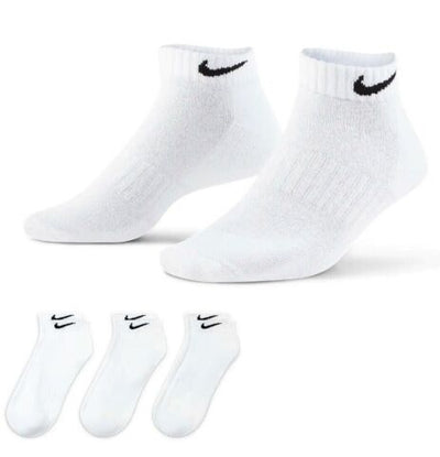 Nike Men's Women Socks 3 Pairs Low Cushioned Everyday Cotton Training Sports Socks