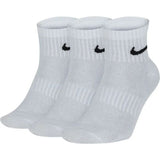 Nike Men's Women 3 Pairs Everyday Lightweight Ankle Socks Training Sports Socks