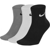 Nike Men's Women 3 Pairs Everyday Lightweight Ankle Socks Training Sports Socks