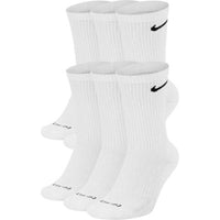 Nike Men's Women 6 Pairs Training Socks DRI-FIT Cushion Crew Sports Gym Socks