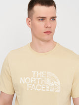 The North Face Mens T Shirts Crew Neck Soft Cotton Woodcut Dome Short Sleeve Tee