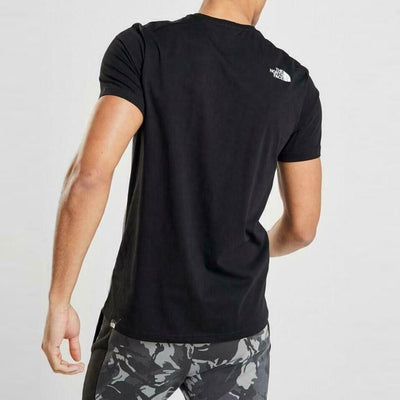 The North Face Men's Woven T-Shirt 2 Tone Block Crew Neck T-shirt Cotton Tee