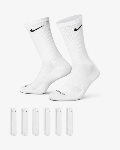 Nike Men's Women 3 Pairs Training Socks DRI-FIT Cushion Crew Sports Gym Socks