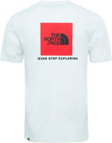 The North Face Men Red Box Printed Shirt Cotton Crew Neck Short Sleeve t-Shirt