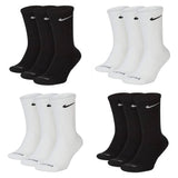 Nike Men's Women 3 Pairs Training Socks DRI-FIT Cushion Crew Sports Gym Socks