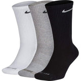 Nike Men's Women 3 Pairs Training Socks DRI-FIT Cushion Crew Sports Gym Socks