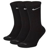 Nike Men's Women 3 Pairs Training Socks DRI-FIT Cushion Crew Sports Gym Socks