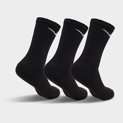 Nike Men's Women 3 Pairs Training Socks DRI-FIT Cushion Crew Sports Gym Socks