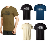 The North Face Mens T Shirts Crew Neck Soft Cotton Woodcut Dome Short Sleeve Tee