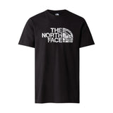 The North Face Mens T Shirts Crew Neck Soft Cotton Woodcut Dome Short Sleeve Tee