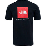 The North Face Men Red Box Printed Shirt Cotton Crew Neck Short Sleeve t-Shirt