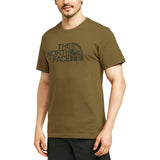 The North Face Mens T Shirts Crew Neck Soft Cotton Woodcut Dome Short Sleeve Tee