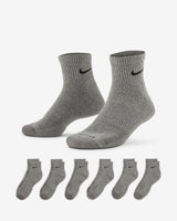 Nike Mens Women 6 Pairs DRI-FIT Everyday Cushioned Ankle Socks Sports Gym Socks