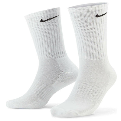 Nike Men's Women 3 Pairs Socks Cushion Crew Cotton Sports Gym Training Socks