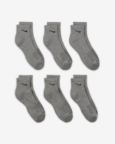 Nike Mens Women 6 Pairs DRI-FIT Everyday Cushioned Ankle Socks Sports Gym Socks