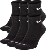 Nike Mens Women 6 Pairs DRI-FIT Everyday Cushioned Ankle Socks Sports Gym Socks