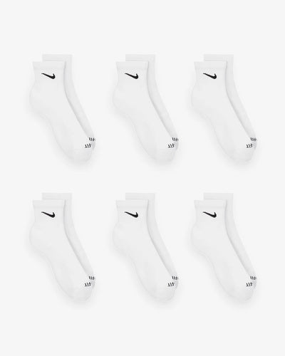 Nike Mens Women 6 Pairs DRI-FIT Everyday Cushioned Ankle Socks Sports Gym Socks